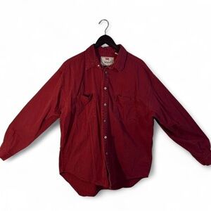 Levi's Burgundy Cotton Shirt